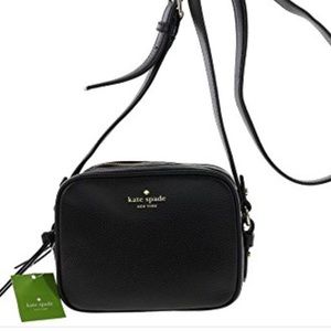 Authentic Kate Spade Pyper Black Leather Crossbody